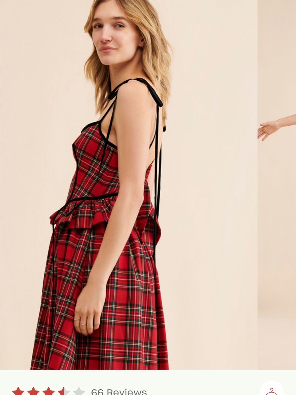 Eliza faulkner Tessa plaid midi dress - Picture 3 of 6